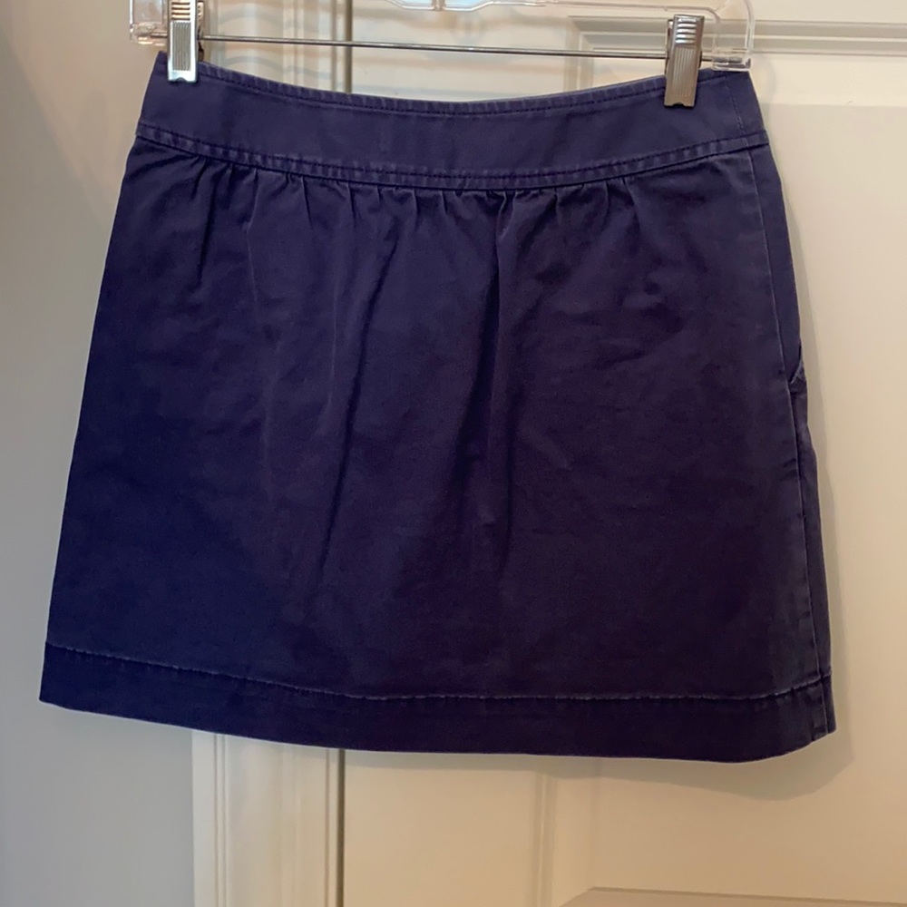 Blue J.Crew Skirt